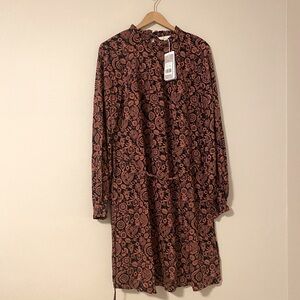 Boden 10L yoked tie waist dress. New with tags.